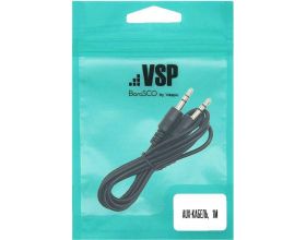 Кабель аудио AUX BoraSCO (37381) AUX черный 1 м Кабель аудио AUX BoraSCO (37381) AUX черный 1 м