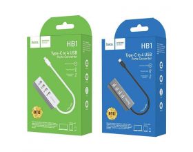 Разветвитель USB HUB 2.0 HOCO HB1 TYPE-C (4*USB) (ABSOLUT) (серый) Разветвитель USB HUB 2.0 HOCO HB1 TYPE-C (4*USB) (ABSOLUT) (серый)