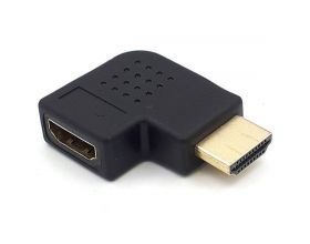 Переходник HDMI (мама - папа) угловой правый V1.4 Переходник HDMI (мама - папа) угловой правый V1.4