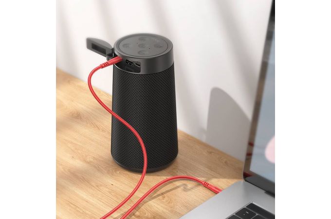 Кабель аудио AUX HOCO UPA24 AUX 3.5 1 метр красный Кабель аудио AUX HOCO UPA24 AUX 3.5 1 метр красный