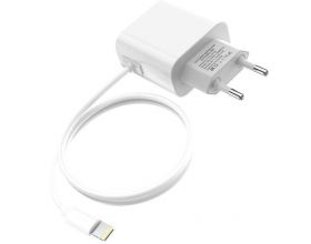 Сетевое зарядное устройство 2USB Maxvi (CHL-242L) Apple 8-pin 2,4A (белый) Сетевое зарядное устройство 2USB Maxvi (CHL-242L) Apple 8-pin 2,4A (белый)