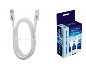 Кабель USB Type-C - USB Type-C Орбита OT-SMU02 PD60W 1.2м (белый) Кабель USB Type-C - USB Type-C Орбита OT-SMU02 PD60W 1.2м (белый)
