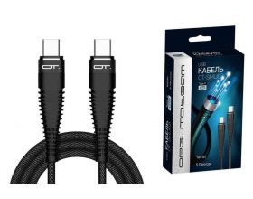 Кабель USB Type-C - USB Type-C Орбита OT-SMU03 PD100W 1.2м (черный) Кабель USB Type-C - USB Type-C Орбита OT-SMU03 PD100W 1.2м (черный)
