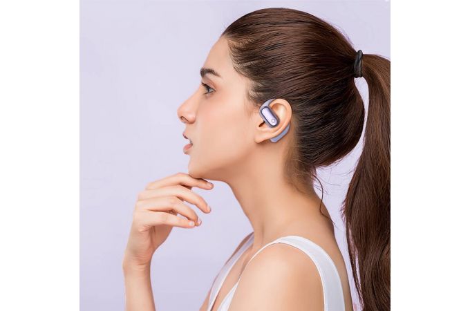 Наушники вакуумные беспроводные HOCO EA6 Melody open true wireless BT headset (топленое молоко) Наушники вакуумные беспроводные HOCO EA6 Melody open true wireless BT headset (топленое молоко)