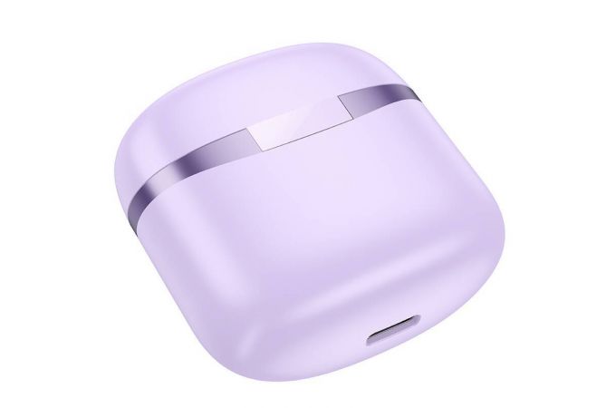 Наушники вакуумные беспроводные HOCO EQ7 Snowflake true wireless BT headset (фиолетовый) Наушники вакуумные беспроводные HOCO EQ7 Snowflake true wireless BT headset (фиолетовый)