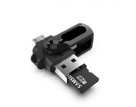 Переходник OTG Орбита OT-SMA25 (штекер USB/TF - штекер microUSB) - (упаковка 20ШТ) Переходник OTG Орбита OT-SMA25 (штекер USB/TF - штекер microUSB) - (упаковка 20ШТ)