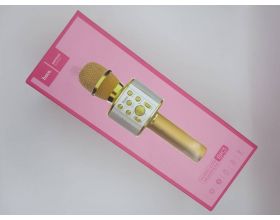 Караоке микрофон HOCO BK3 (Bluetooth, динамики, USB) (ABSOLUT) (золотистый) (УЦЕНКА! ПОСЛЕ РЕМОНТА) Караоке микрофон HOCO BK3 (Bluetooth, динамики, USB) (ABSOLUT) (золотистый) (УЦЕНКА! ПОСЛЕ РЕМОНТА)