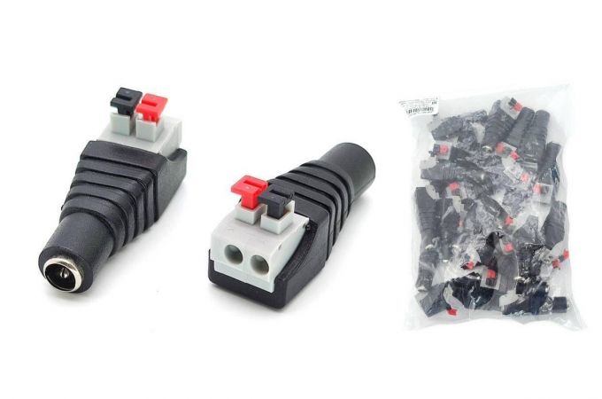 Гнездо питания Орбита OT-AVT16 пружинный зажим (УПАКОВКА 25ШТ) Гнездо питания Орбита OT-AVT16 пружинный зажим (УПАКОВКА 25ШТ)