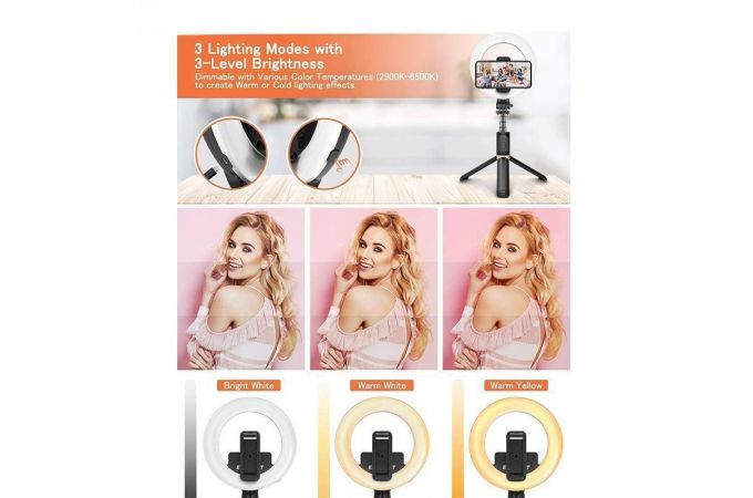 Монопод штатив для селфи и трипод 2в1 Орбита OT-SMH18 (194-798мм, пульт Bluetooth, LED) Монопод штатив для селфи и трипод 2в1 Орбита OT-SMH18 (194-798мм, пульт Bluetooth, LED)