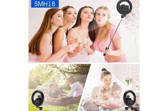 Монопод штатив для селфи и трипод 2в1 Орбита OT-SMH18 (194-798мм, пульт Bluetooth, LED) Монопод штатив для селфи и трипод 2в1 Орбита OT-SMH18 (194-798мм, пульт Bluetooth, LED)