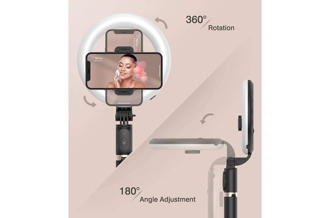 Монопод штатив для селфи и трипод 2в1 Орбита OT-SMH18 (194-798мм, пульт Bluetooth, LED) Монопод штатив для селфи и трипод 2в1 Орбита OT-SMH18 (194-798мм, пульт Bluetooth, LED)