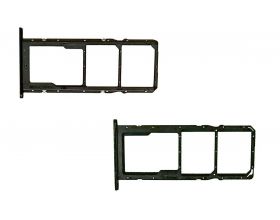 Держатель SIM для Huawei Honor 10X Lite/ P Smart 2021 (черный) Держатель SIM для Huawei Honor 10X Lite/ P Smart 2021 (черный)