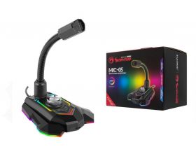 Микрофон для ПК игровой MARVO MIC-05, проводной, 1,5 метра, USB, чёрный Микрофон для ПК игровой MARVO MIC-05, проводной, 1,5 метра, USB, чёрный