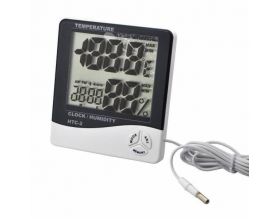 Термометр Орбита OT-HOM12 термометр-гигрометр (часы, будильник,вынос. датч) Термометр Орбита OT-HOM12 термометр-гигрометр (часы, будильник,вынос. датч)