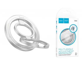 Держатель для телефона HOCO GH2 Clever magnetic mobile phone ring holder (кольцо) серебристый Держатель для телефона HOCO GH2 Clever magnetic mobile phone ring holder (кольцо) серебристый