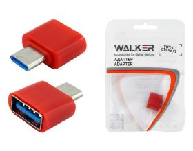 Переходник OTG Type-C - USB WALKER №01 пластиковый Переходник OTG Type-C - USB WALKER №01 пластиковый