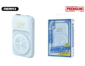 Универсальный дополнительный аккумулятор Power Bank REMAX RPP-281 Lefon 22.5W wireless charging (10000 mAH) (Голубой) Универсальный дополнительный аккумулятор Power Bank REMAX RPP-281 Lefon 22.5W wireless charging (10000 mAH) (Голубой)