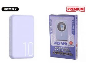 Универсальный дополнительный аккумулятор Power Bank REMAX RPP-65 usion 15W magnetic wireless (10000 mAh) (Фиолетовый) Универсальный дополнительный аккумулятор Power Bank REMAX RPP-65 usion 15W magnetic wireless (10000 mAh) (Фиолетовый)