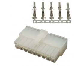 Разъем питания 18 pin (папа) для провода питания Asic Разъем питания 18 pin (папа) для провода питания Asic