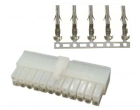 Разъем питания 24 pin (папа) для провода питания Asic Разъем питания 24 pin (папа) для провода питания Asic