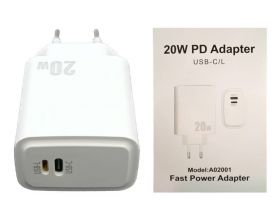 Сетевое зарядное устройство USB-C + USB-L (Lightning) 20W iPhone 12/13/14/15 прямоугольник (or.) (белый) Сетевое зарядное устройство USB-C + USB-L (Lightning) 20W iPhone 12/13/14/15 прямоугольник (or.) (белый)