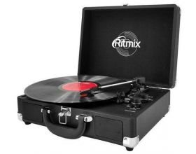 Проигрыватель для виниловых пластинок Ritmix LP-120B black Проигрыватель для виниловых пластинок Ritmix LP-120B black