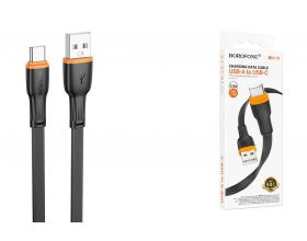 Кабель USB - USB Type-C BOROFONE BX118 (черный) 1м Кабель USB - USB Type-C BOROFONE BX118 (черный) 1м