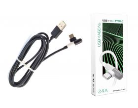Кабель USB - USB Type-C Орбита OT-SMT28 4A (черный) 1м (угловой) Кабель USB - USB Type-C Орбита OT-SMT28 4A (черный) 1м (угловой)