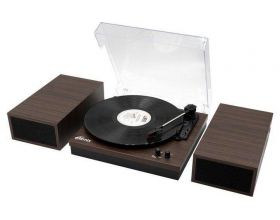 Проигрыватель для виниловых пластинок Ritmix LP-340B dark wood Проигрыватель для виниловых пластинок Ritmix LP-340B dark wood