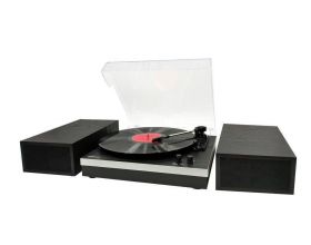 Проигрыватель для виниловых пластинок Ritmix LP-380 black wood Проигрыватель для виниловых пластинок Ritmix LP-380 black wood