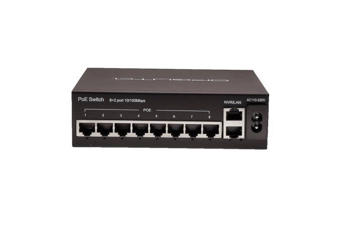 Коммутатор POE Орбита OT-VNP36 (8poe+2lan порта) Коммутатор POE Орбита OT-VNP36 (8poe+2lan порта)