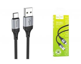 Кабель USB - USB Type-C HOCO X102, 2,4A (черный) 1м Кабель USB - USB Type-C HOCO X102, 2,4A (черный) 1м