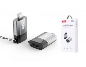 Конвертер XO GB015 MINI DP to HDMI female Tranish Конвертер XO GB015 MINI DP to HDMI female Tranish
