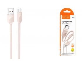 Кабель USB - USB Type-C HOCO X114 (розовый) 1м Кабель USB - USB Type-C HOCO X114 (розовый) 1м