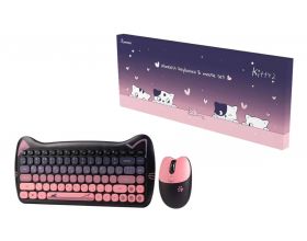Комплект клавиатура+мышь беспроводной мультимедийный Smartbuy 668396 Kitty 2 (SBC-668396AG-KT2) /10 Комплект клавиатура+мышь беспроводной мультимедийный Smartbuy 668396 Kitty 2 (SBC-668396AG-KT2) /10