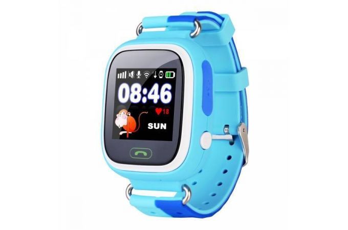 Смарт часы детские с GPS Орбита OT-SMG14 (Синий) Смарт часы детские с GPS Орбита OT-SMG14 (Синий)