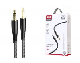Кабель аудио AUX XO NB-R241C 3.5mm to 3.5MM Transparent Black Кабель аудио AUX XO NB-R241C 3.5mm to 3.5MM Transparent Black
