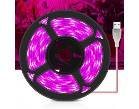 Фито-лента для растений Огонек OG-LDL37 Розовая USB (4м, IP65) Фито-лента для растений Огонек OG-LDL37 Розовая USB (4м, IP65)