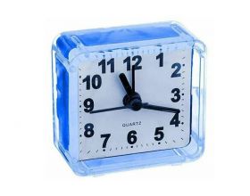 Часы-будильник Perfeo Quartz "PF-TC-001", квадратные 5,5*5,5 см, синие Часы-будильник Perfeo Quartz "PF-TC-001", квадратные 5,5*5,5 см, синие