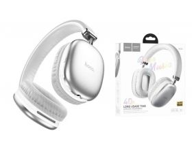 Наушники мониторные беспроводные HOCO W35 wireless headphones Bluetooth (серебристый) Наушники мониторные беспроводные HOCO W35 wireless headphones Bluetooth (серебристый)