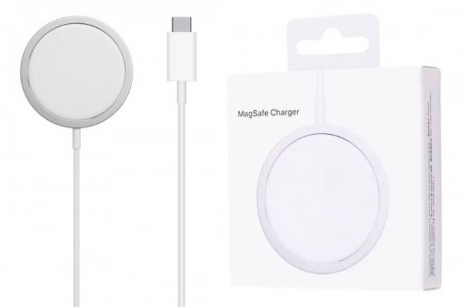 Беспроводное зарядное устройство for Apple magsafe charger (белый) STANDART Беспроводное зарядное устройство for Apple magsafe charger (белый) STANDART