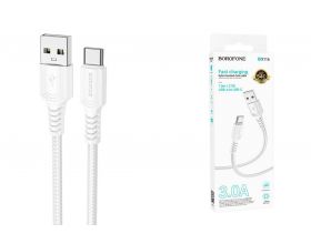 Кабель USB - USB Type-C BOROFONE BX116, (белый) 1м Кабель USB - USB Type-C BOROFONE BX116, (белый) 1м