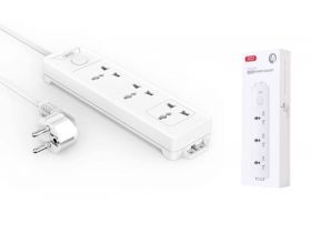 Сетевой удлинитель XO WL17 (EU) long row 3AC socket with main switch (белый) Сетевой удлинитель XO WL17 (EU) long row 3AC socket with main switch (белый)
