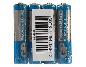 Батарейка солевая GP R03 AAA/4SH PowerPlusl (цена за спайку 4 шт) Батарейка солевая GP R03 AAA/4SH PowerPlusl (цена за спайку 4 шт)