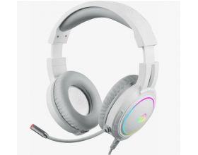 Гарнитура игровая Redragon Mento белая / динамики 50 мм. /RGB-подсветка Гарнитура игровая Redragon Mento белая / динамики 50 мм. /RGB-подсветка