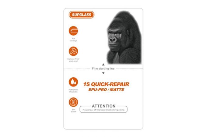 Защитная пленка SUPGLASS (ГЛЯНЕЦ) 180 микрон (50 штук)