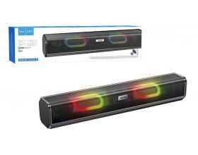 Колонка-саундбар HOCO BS49 Dazzling sound desktop wireless speaker (черный) Колонка-саундбар HOCO BS49 Dazzling sound desktop wireless speaker (черный)