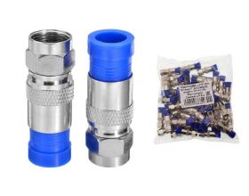 Переходник для ТВ кабеля Орбита OT-AVT18 штекер F компрессионный-обжимной (RG-6) (УПАКОВКА 50ШТ) Переходник для ТВ кабеля Орбита OT-AVT18 штекер F компрессионный-обжимной (RG-6) (УПАКОВКА 50ШТ)