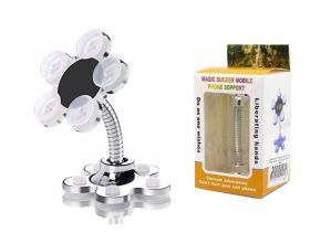Подставка для телефона на гибкой ножке VIP Ромашка универсальный (5 присосок с двух сторон) ХИТ TikTok Подставка для телефона на гибкой ножке VIP Ромашка универсальный (5 присосок с двух сторон) ХИТ TikTok
