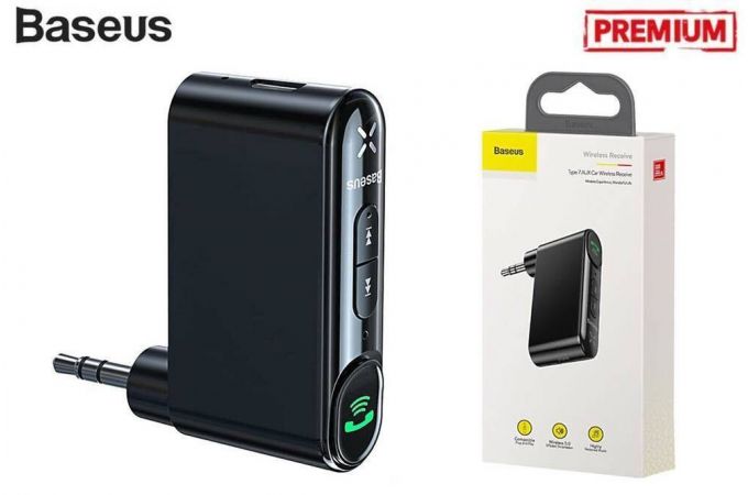 Bluetooth адаптер для автомагнитолы BASEUS Qiyin AUX (черный) Bluetooth адаптер для автомагнитолы BASEUS Qiyin AUX (черный)